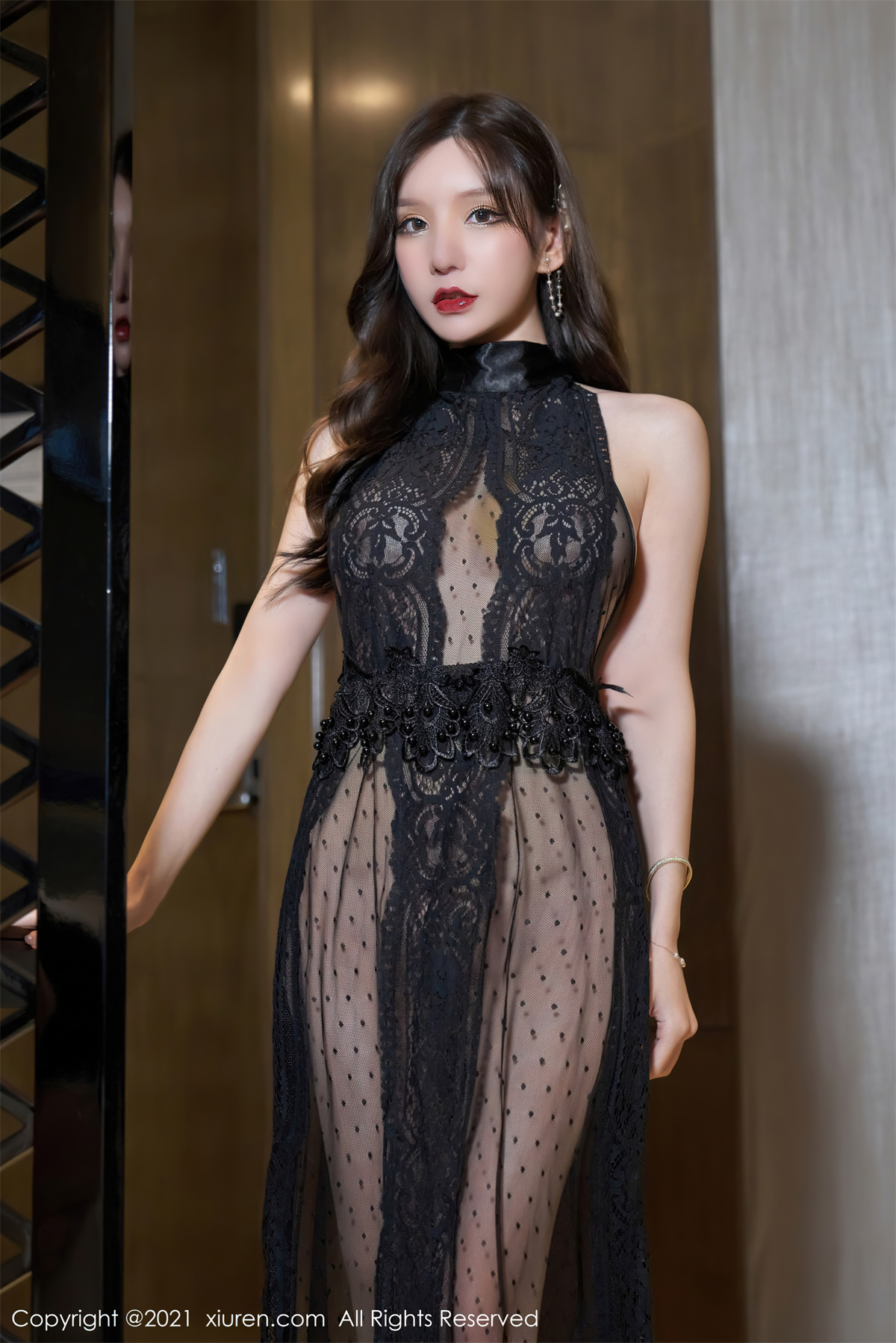 秀人2021.08.23 NO.3836 周于希Sandy 黑色制服连体[66P-502MB]