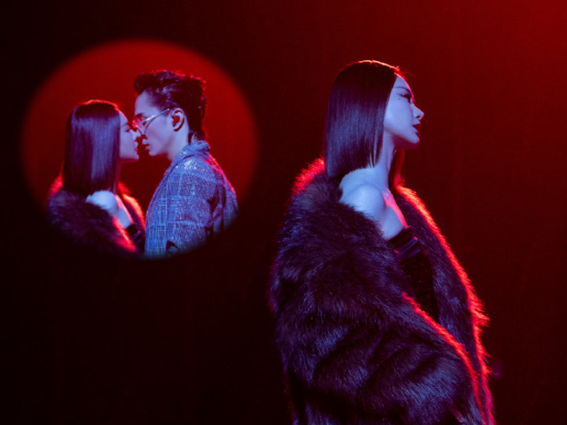 戚薇李承铉《天上飞》好绝,夫妻对视互摸,挑眉kiss甜翻众人