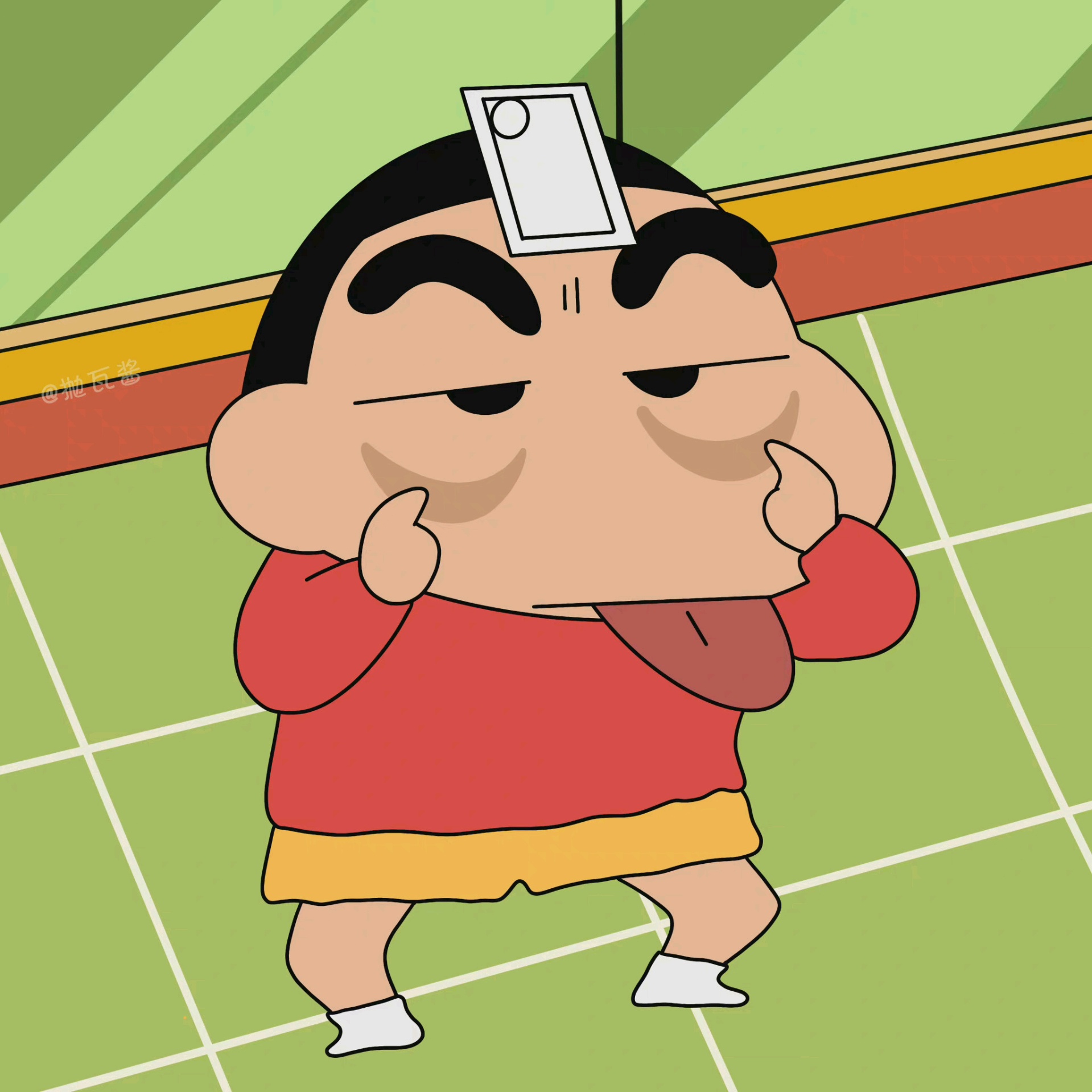 可爱的蜡笔小新头像来啦～_腾讯新闻