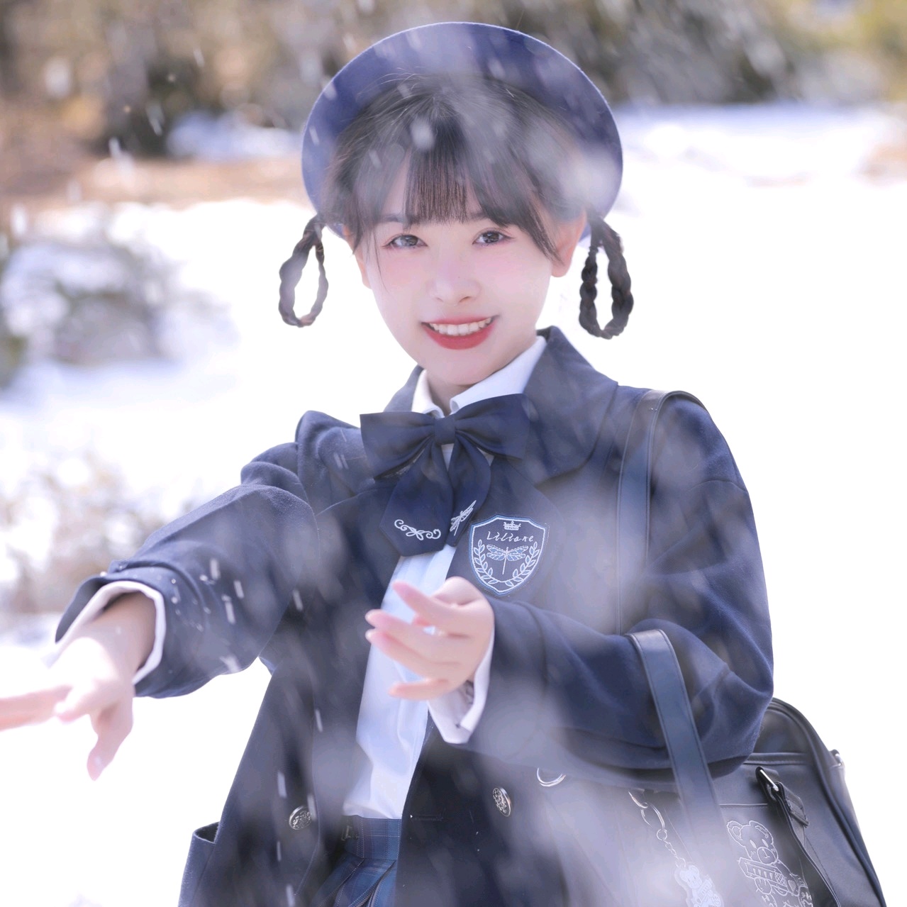 下雪了女生頭像