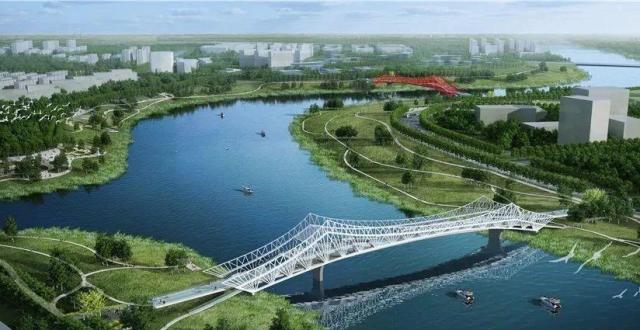 双桥“并驾”，衢州智慧岛将新建两座景观桥～_腾讯新闻