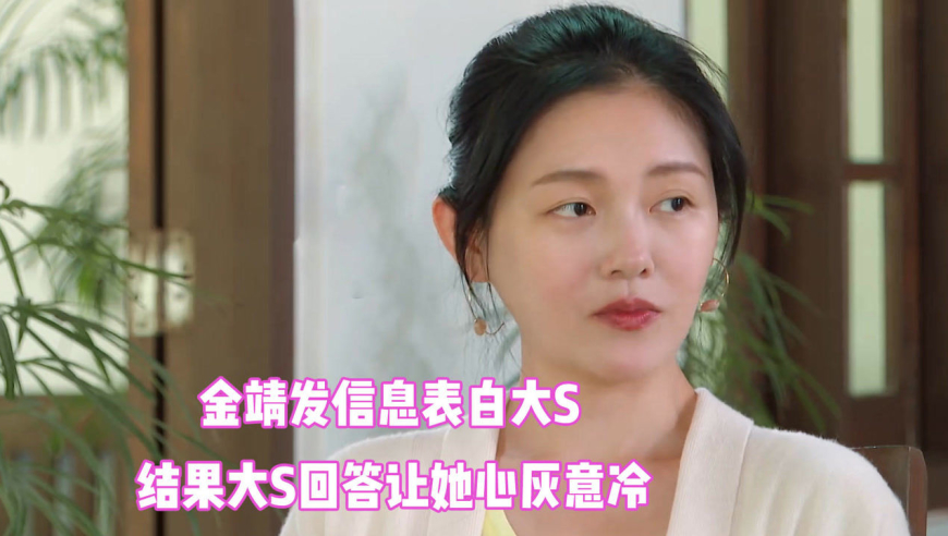 大s私下人品如何,金靖给大s发信息,不料大s的回答让她心灰意冷