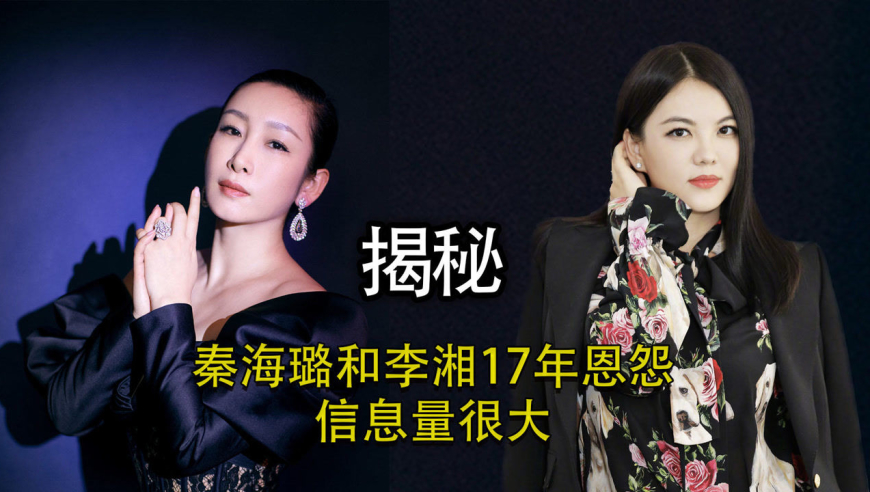 李湘和秦海璐17年恩怨浮出水面,深夜被离婚,12年婚姻输得彻底