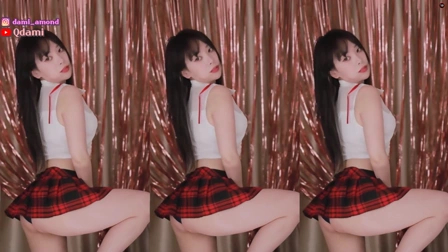 BJ金娜美(퀸다미)韩国美女超短裙加特林热舞1080P无水印高清在线