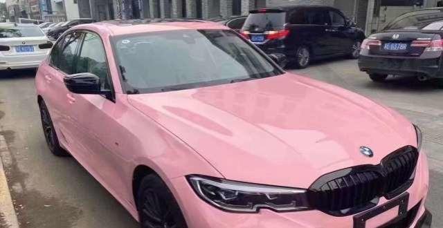 舒耐特网红改色膜:宝马改色水晶胭脂粉