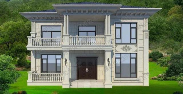 这才是村里像样的别墅,占地150平米两层自建别墅6个房间还有书房和