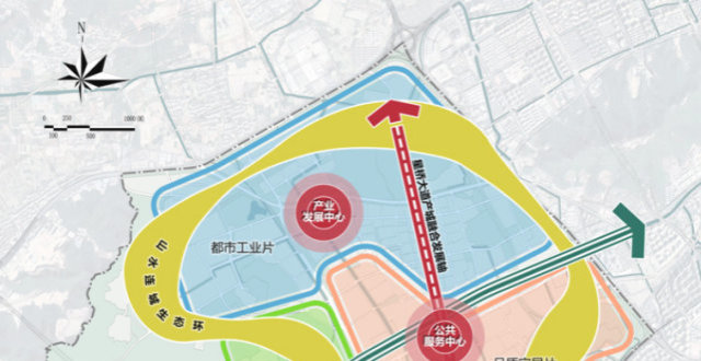 2021/12/20杭州临平新城星桥区块控规公示-区域划分为三大板块