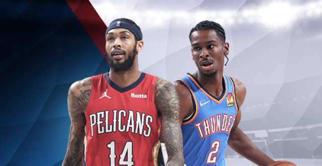 nba-正视频直播鹈鹕vs雷霆 英格拉姆大战亚历山大