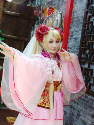 蔷薇血族SD桃红小花仙cosplay图套2