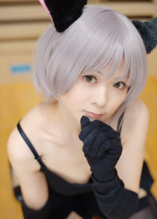 凉宫春日的忧郁Cosplay长门有希猫版9