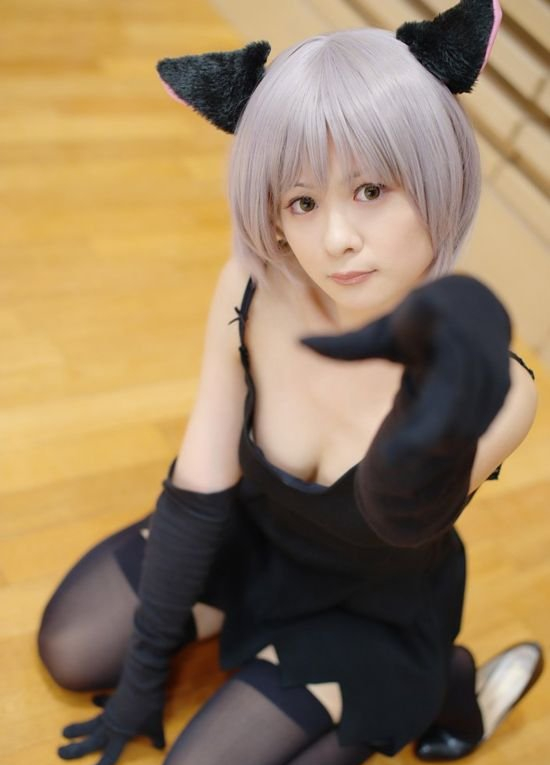 凉宫春日的忧郁Cosplay长门有希猫版8