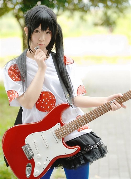 K-ON可爱梓喵cosplay