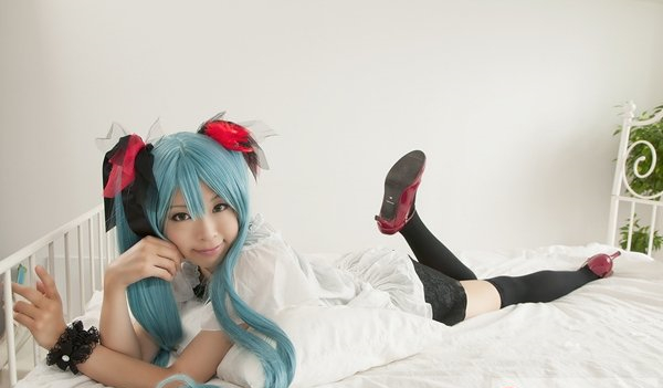 初音公主殿下美女cosplay1