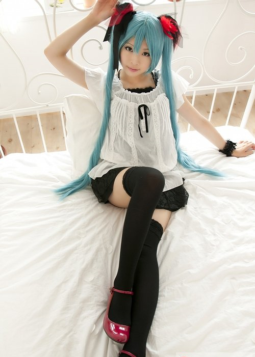 初音公主殿下美女cosplay2