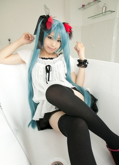 初音公主殿下美女cosplay