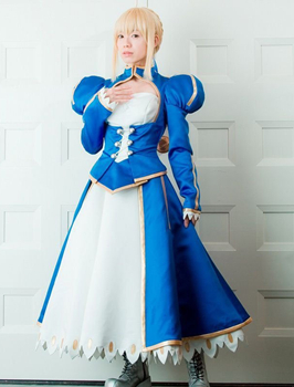 唯美Fate Saber COSPLAY