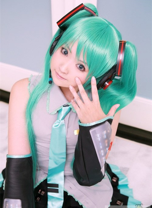 可爱葱娘初音未来COSPLAY欣赏7