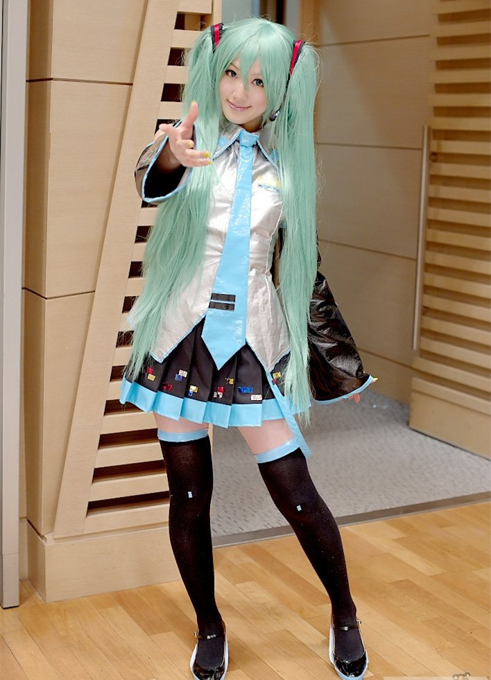 可爱葱娘初音未来COSPLAY欣赏1