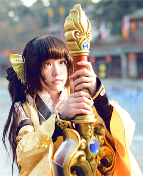 剑侠情缘网络版叁藏剑破军萝莉cosplay