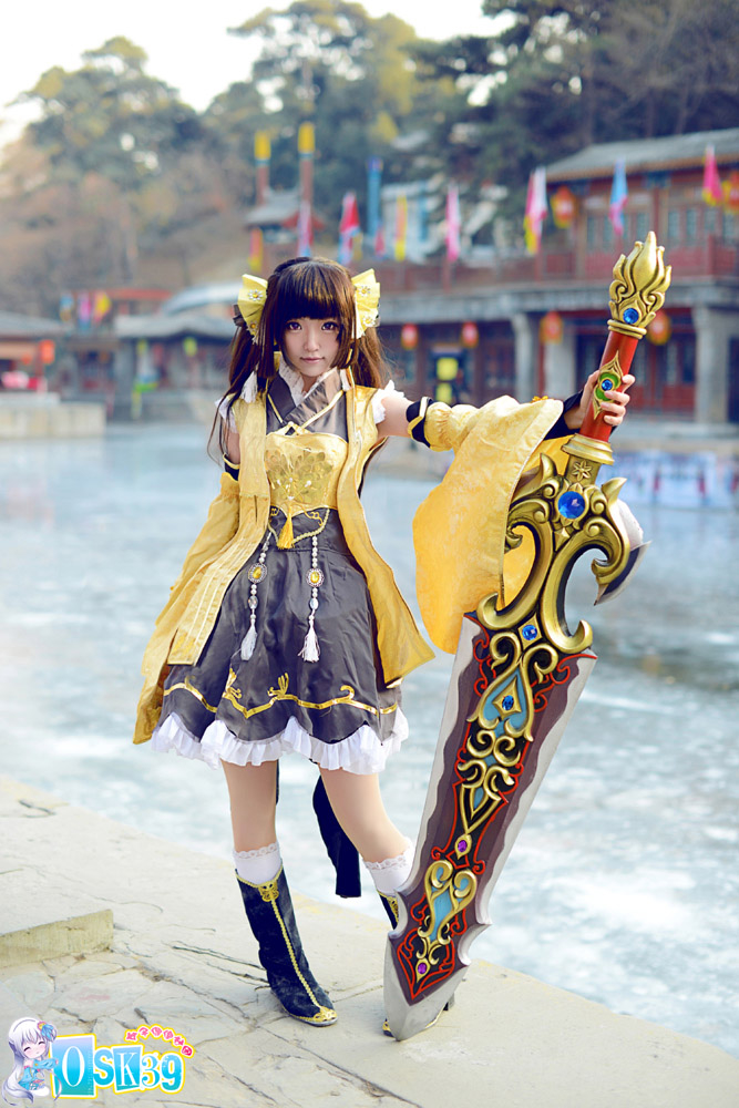 剑侠情缘网络版叁藏剑破军萝莉cosplay1