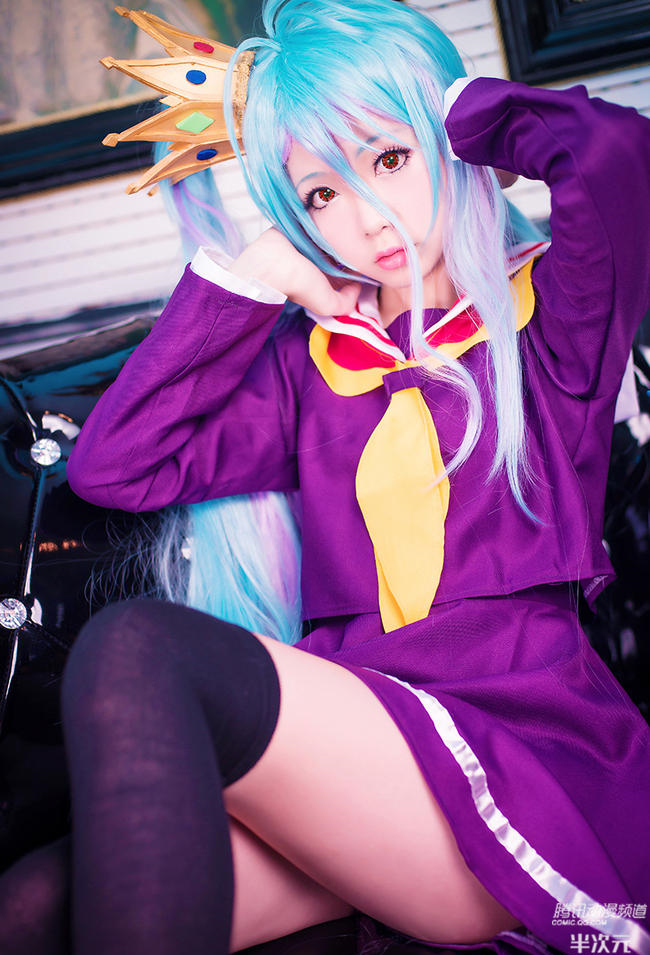 游戏人生女主角白Cosplay7