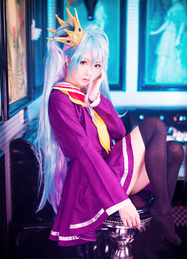 游戏人生女主角白Cosplay6