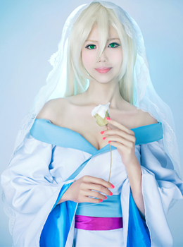 Cosplay妖狐x仆ss雪小路野蔷薇返祖形态