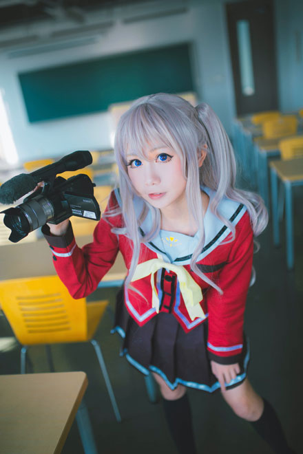 Charlotte友利奈绪神还原cosplay4