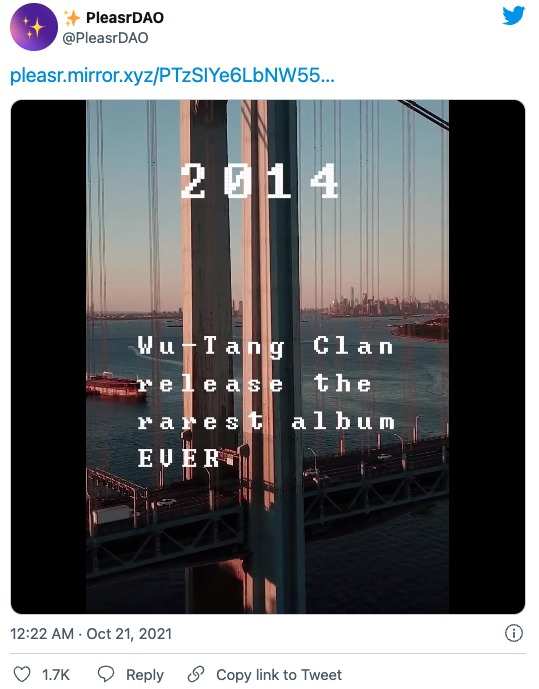 2021年音乐NFT的23件大事_腾讯新闻 2021年音乐NFT的23件大事_腾讯新闻
