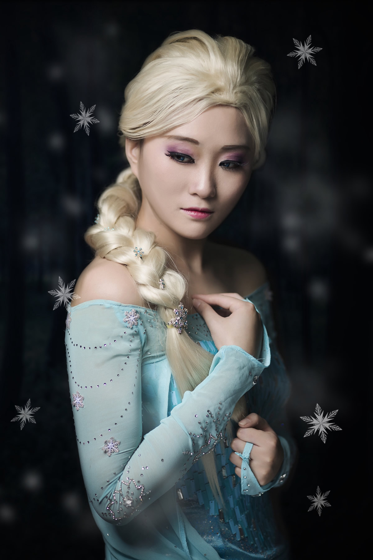 楠叉叉冰雪奇缘Elsa COSPLAY9