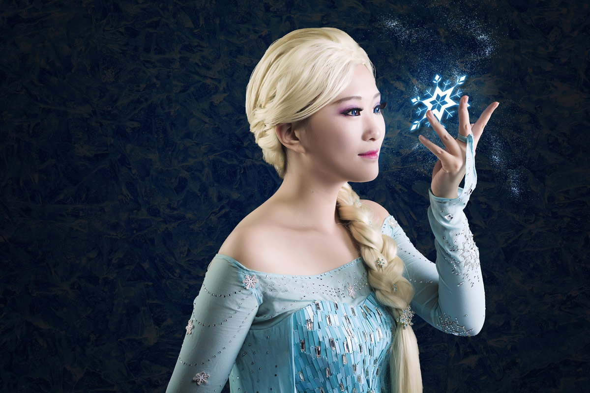 楠叉叉冰雪奇缘Elsa COSPLAY2