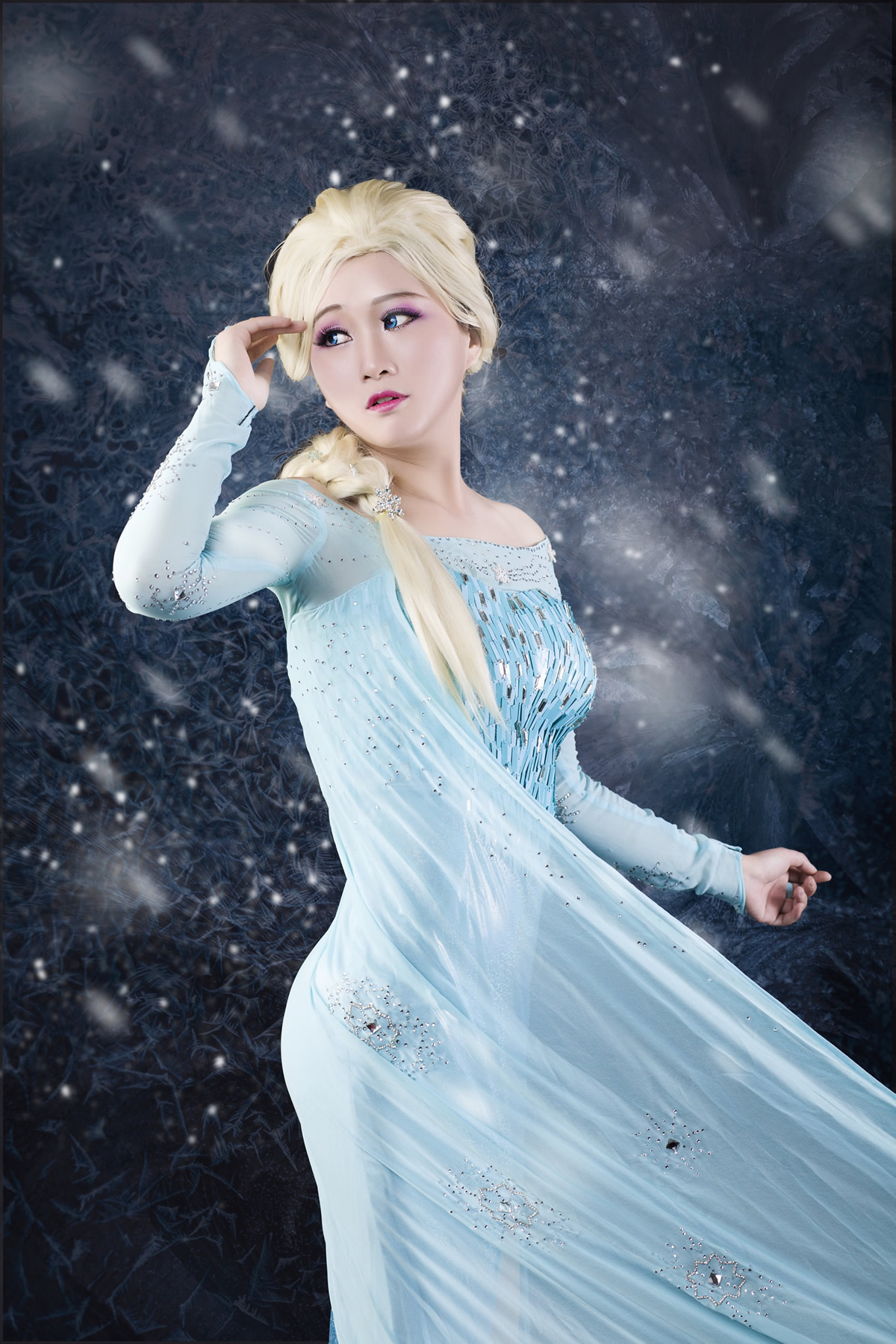 楠叉叉冰雪奇缘Elsa COSPLAY6