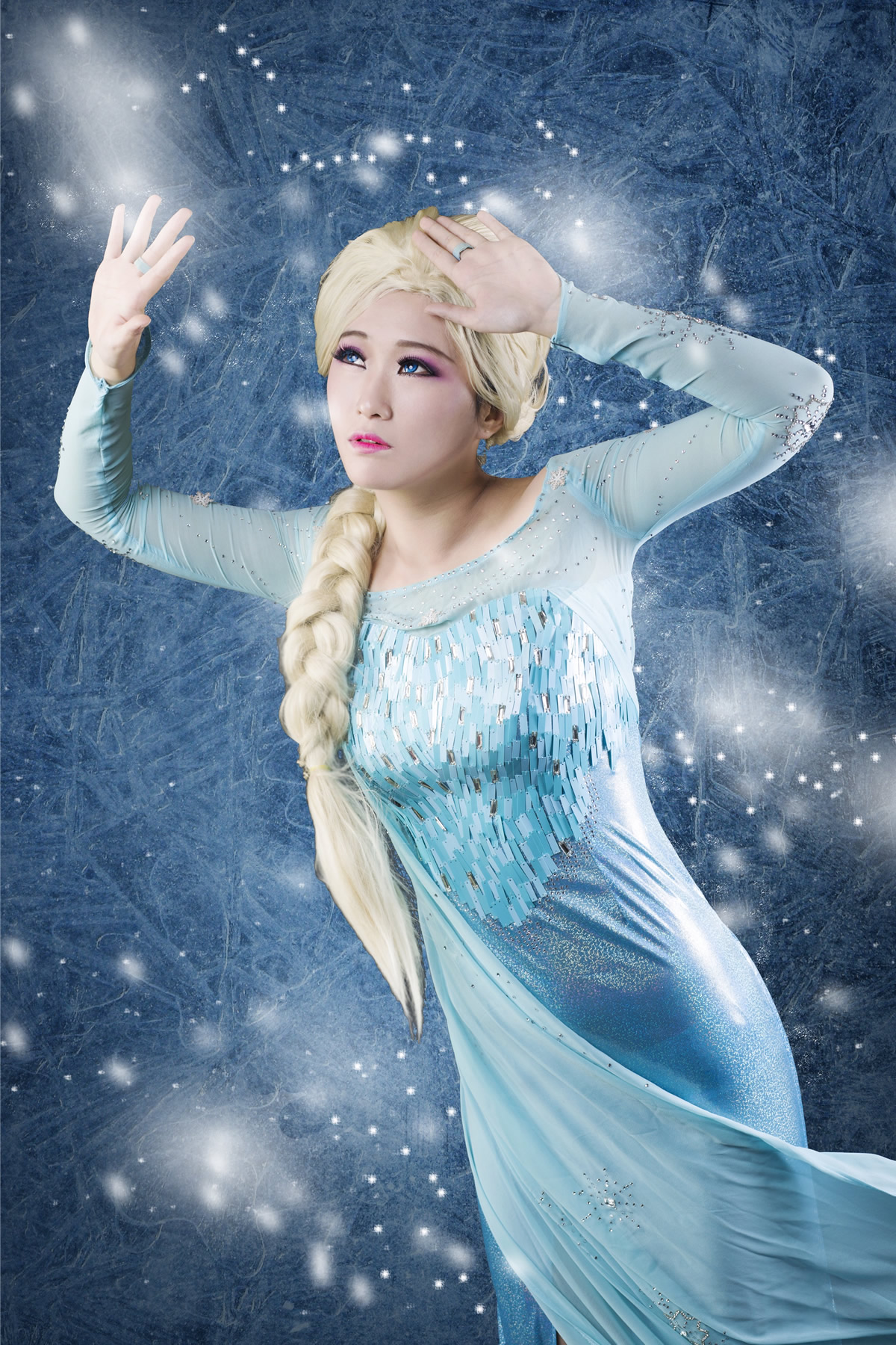 楠叉叉冰雪奇缘Elsa COSPLAY5