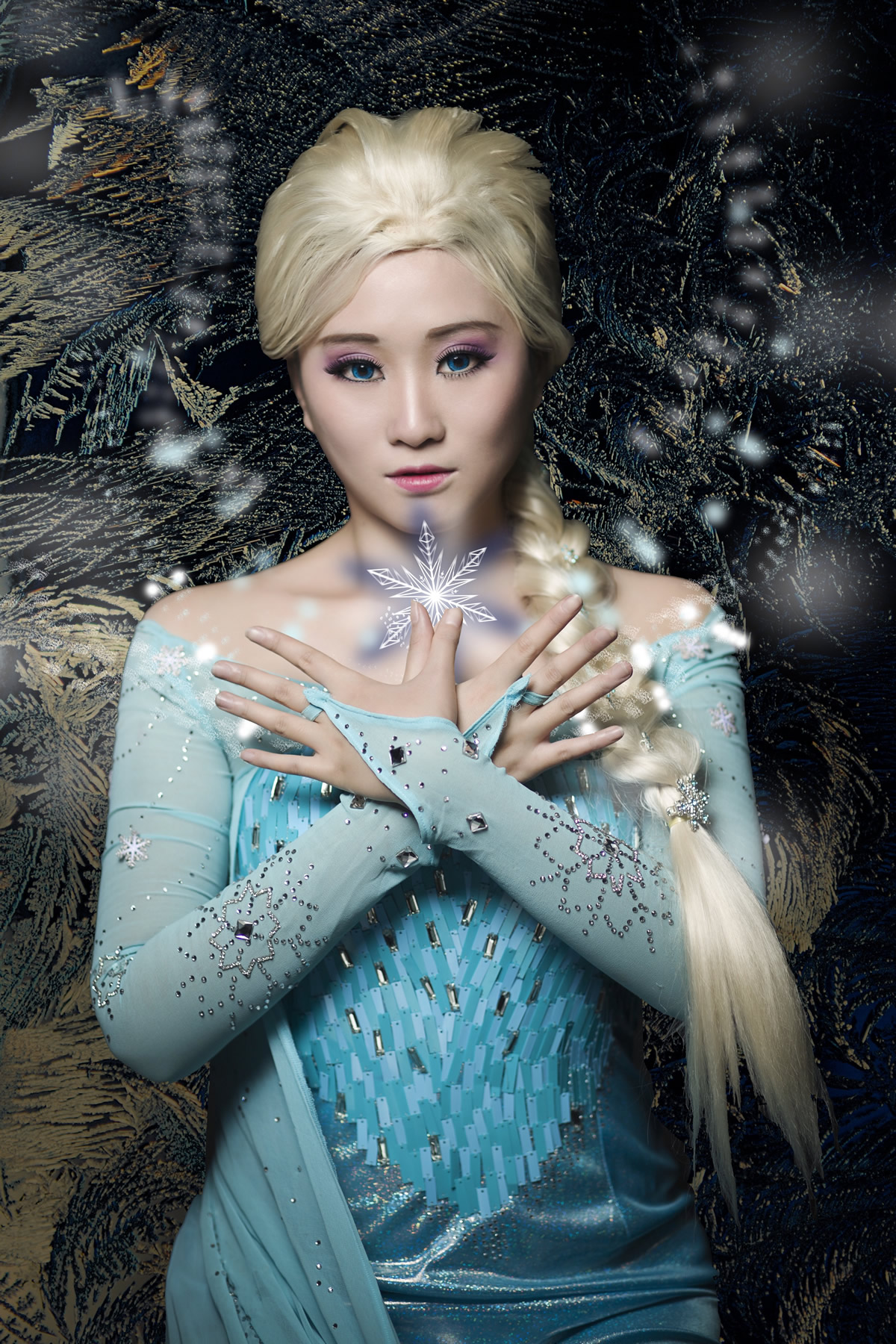 楠叉叉冰雪奇缘Elsa COSPLAY4