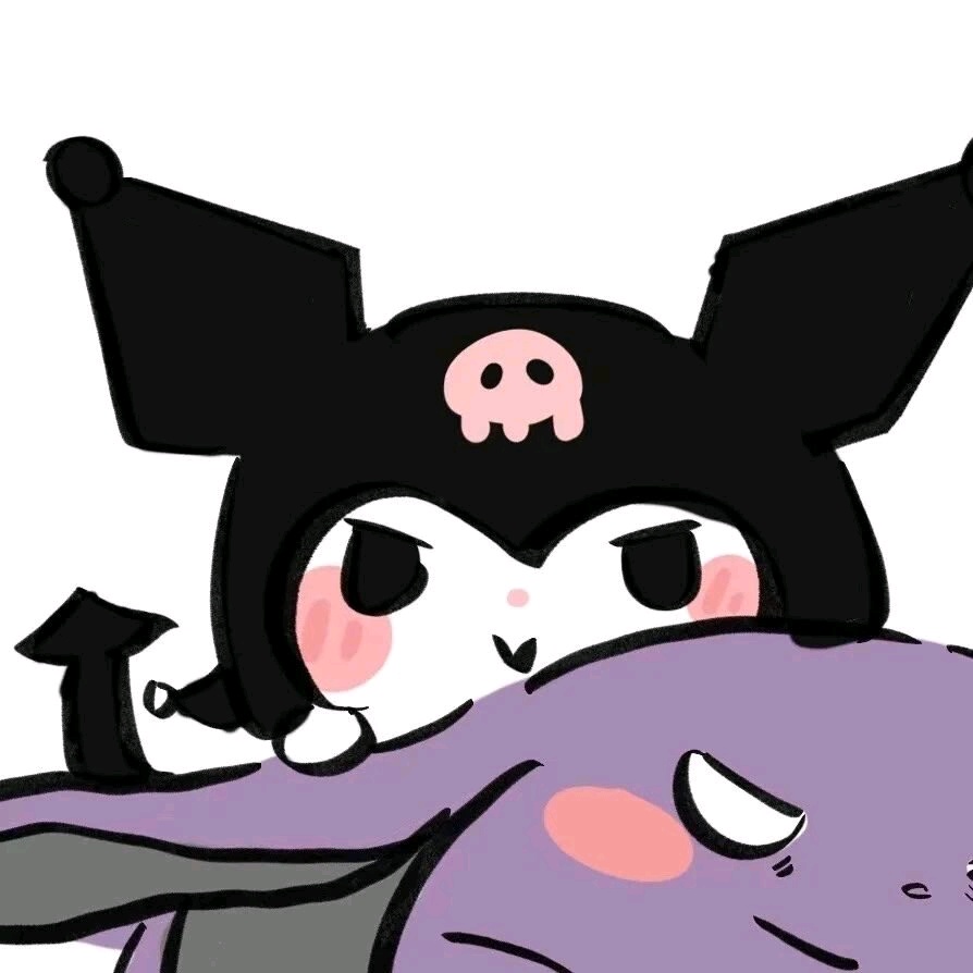 一组可爱的库洛米情侣头像.