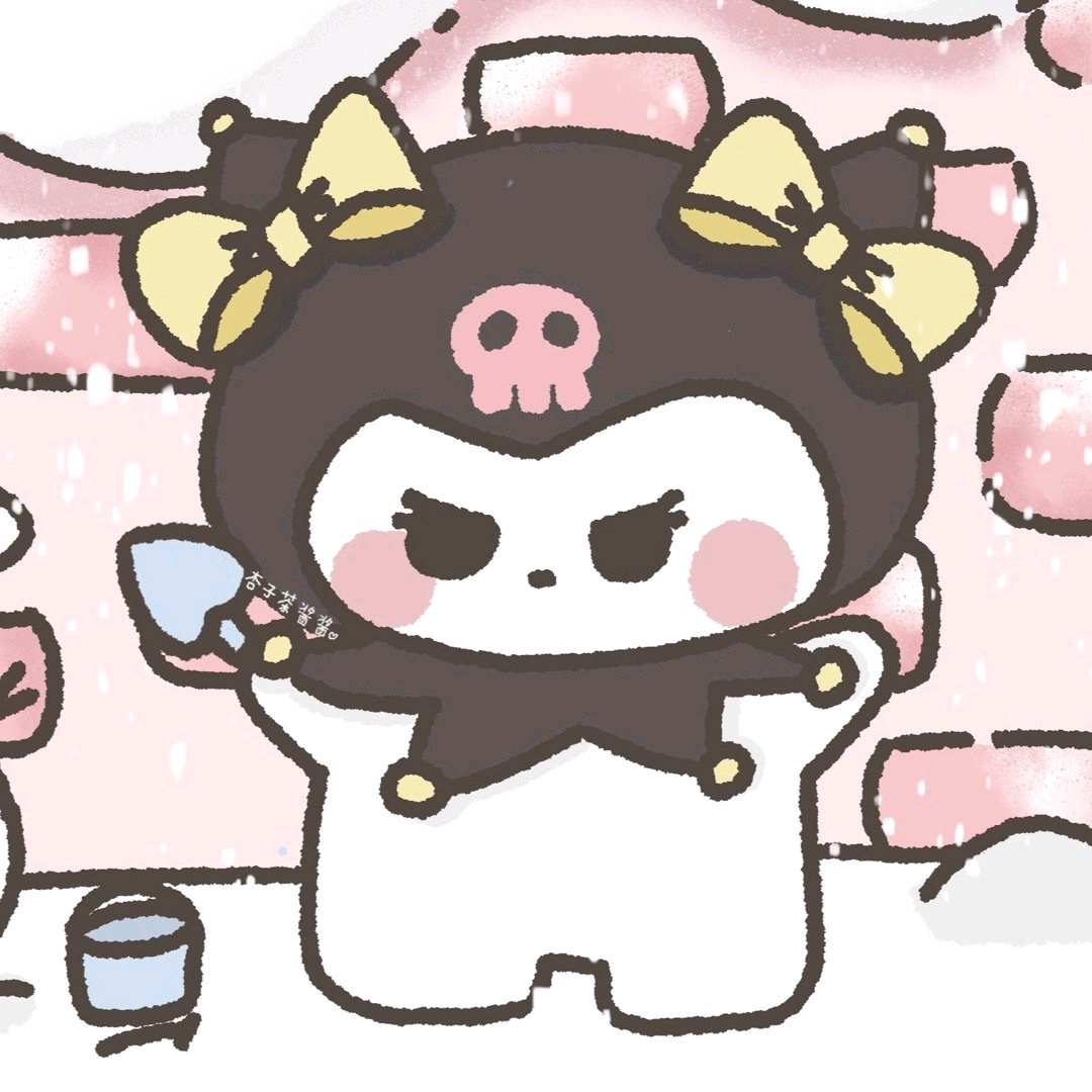 一组可爱的库洛米情侣头像.