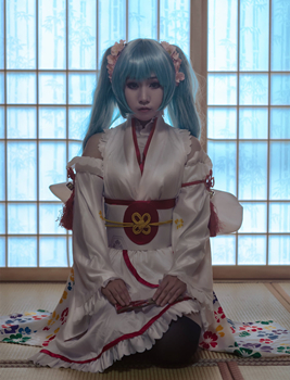 桃米VOCALOID奥运miku初音cosplay