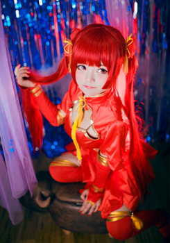 明殇cosplay虚拟歌姬东方栀子