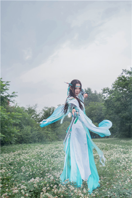 苏和剑网三雪河琴娘cosplay2