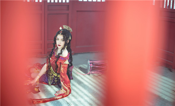 豆尼玛剑网三罗姆之舞成女cosplay8