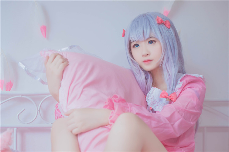 TYA事务所-末世埃罗芒阿老师和泉纱雾睡衣cosplay7