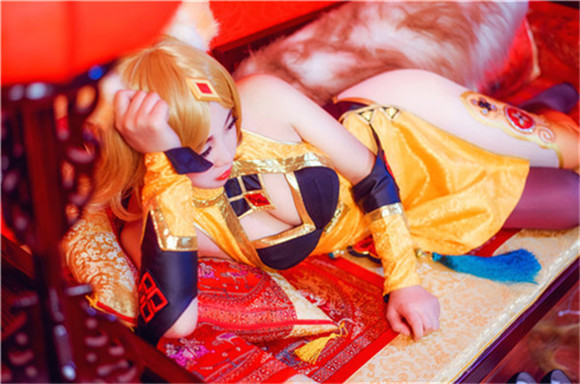 七夏王者荣耀妲己cosplay6