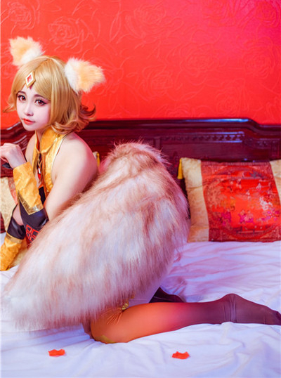 七夏王者荣耀妲己cosplay4