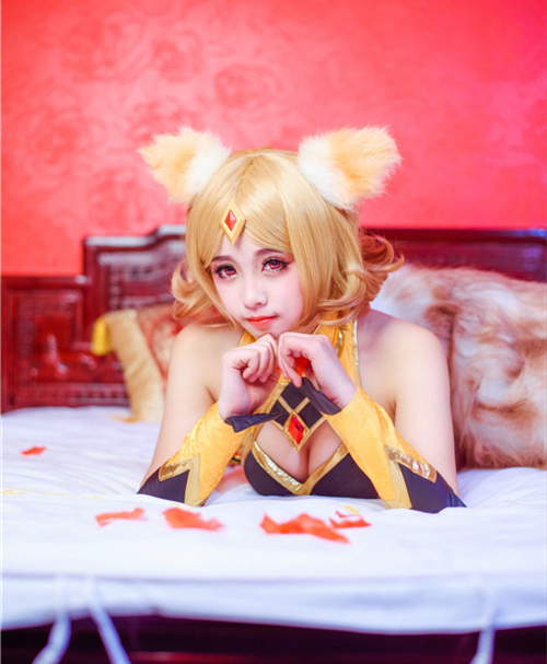 七夏王者荣耀妲己cosplay3