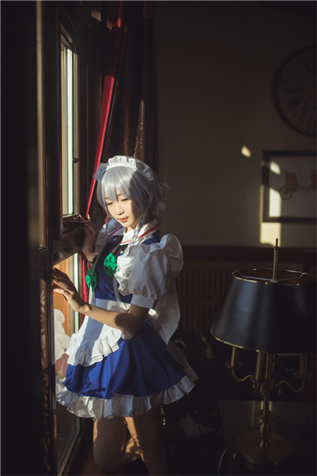 琐琐子东方project十六夜咲夜小姐姐cosplay6