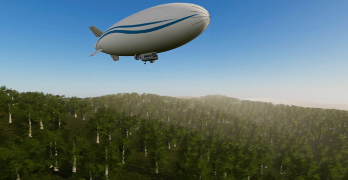 图为as700载人飞艇根据已经透露的消息,as700飞艇将在2022年内首飞,而