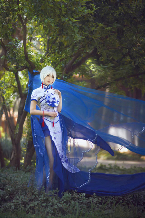 枝枝_podpod V+同人 青花瓷言和Cosplay2