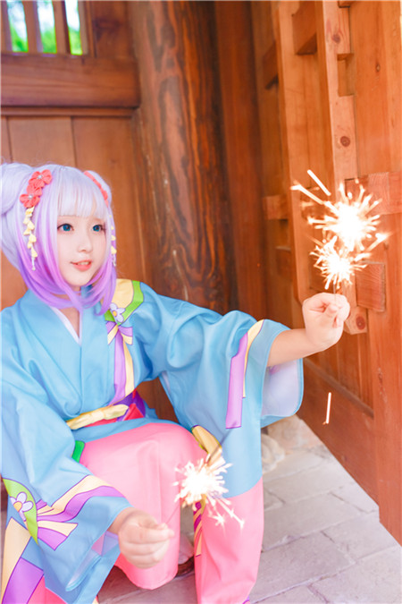 小林家的龙女仆和服之旅Cosplay9