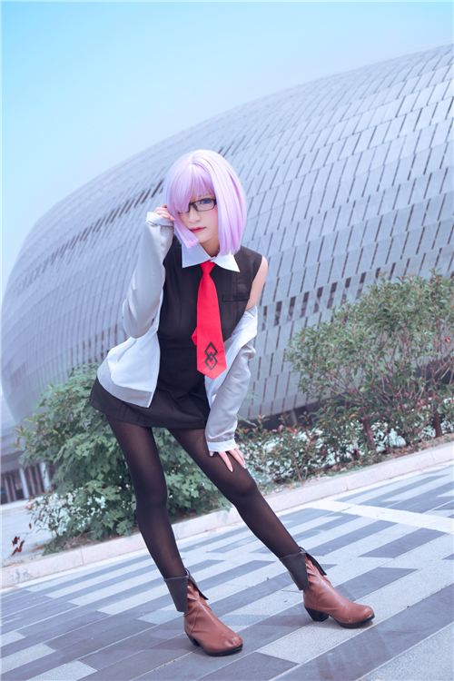 coser雪狼fate玛修Cosplay1