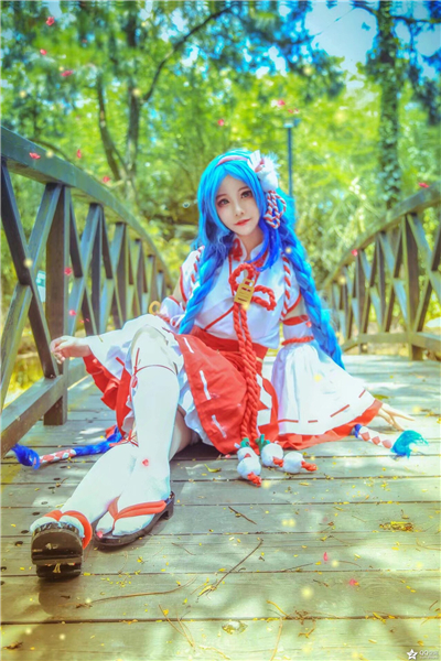 雪二兔王者荣耀大乔Cosplay4